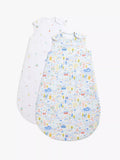 Sac de couchage John Lewis ANYDAY Happy Houses, 2,5 tog, lot de 2, multicolore