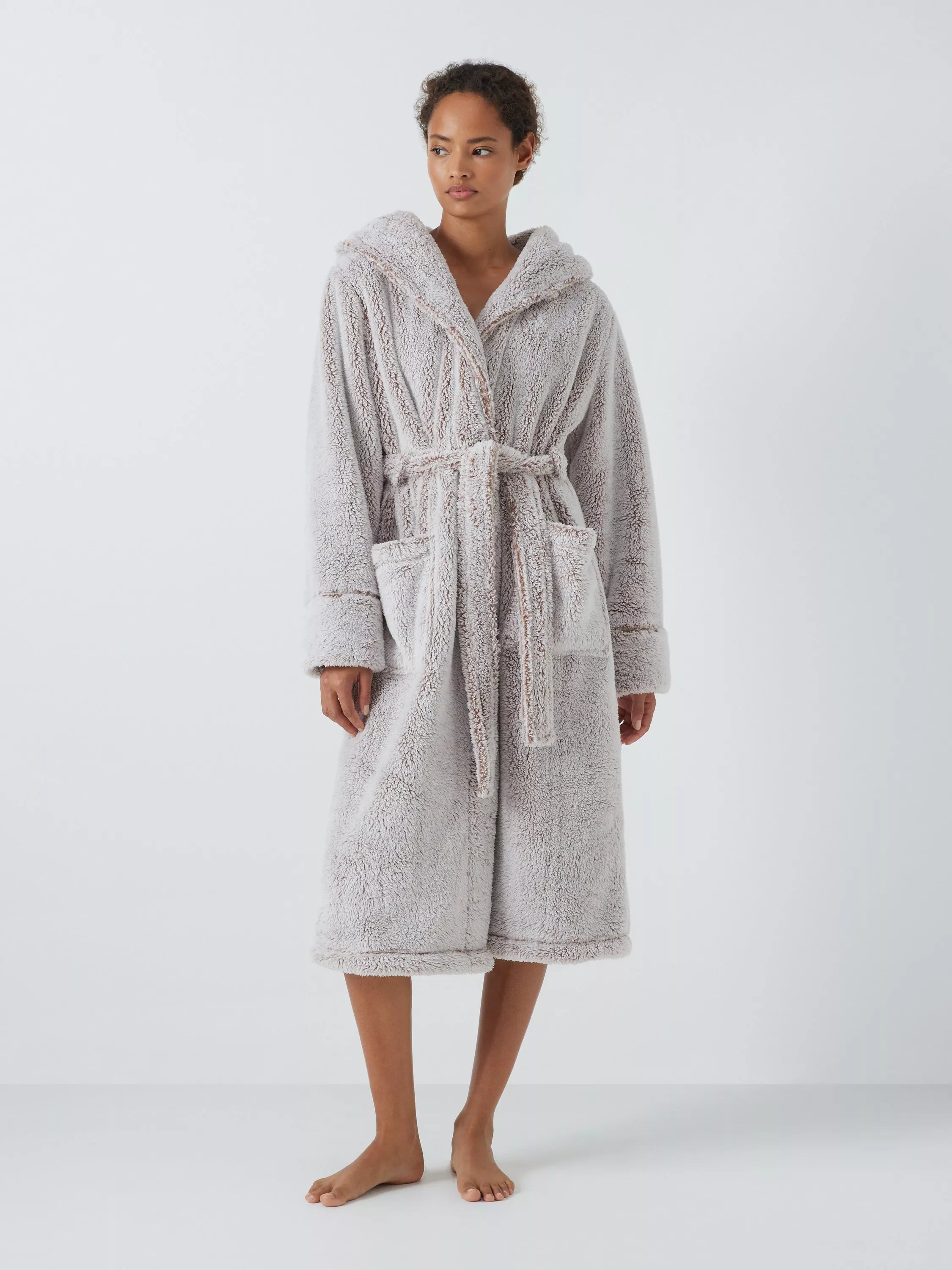 John Lewis Hi Pile Fleece Robe - McGrocer