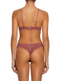 Coco de Mer Margot Brazillian Knickers, Deep Rose - McGrocer