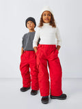 Pantalon de ski coupe-vent et imperméable pour enfants John Lewis, rouge
