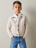 Gilet en maille torsadée Fleet pour enfants de Reiss