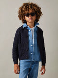Gilet en maille torsadée Fleet pour enfants de Reiss