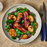 The Jolly Hog Pork & Caramelised Onion Sausages 400g - McGrocer