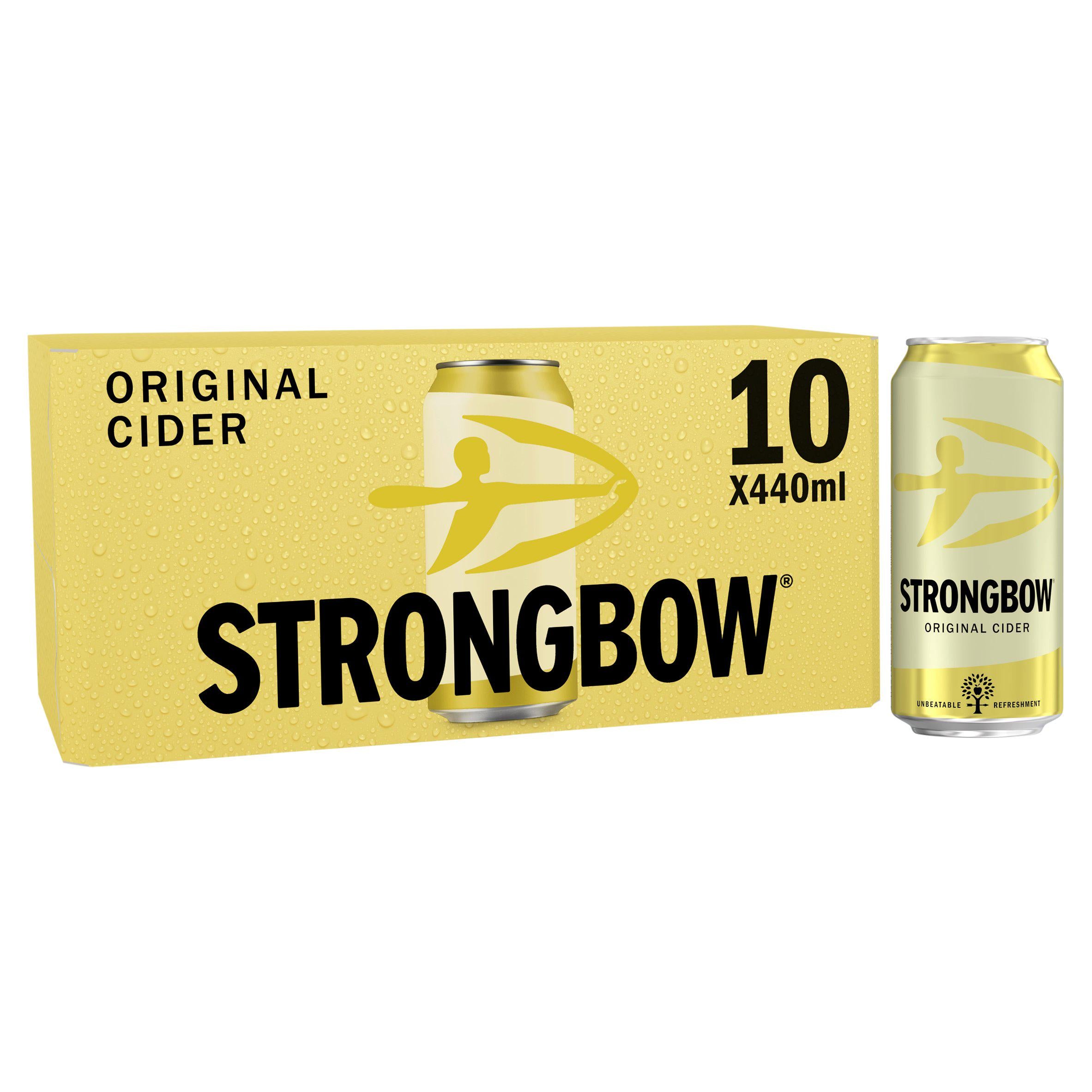 Strongbow Original Cider 10x440ml GOODS Sainsburys