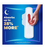 Serviettes hygiéniques Always Infinity FlexProtect Nuit Taille 3 avec ailettes 10 serviettes