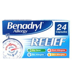Benadryl Allergy Relief - 24 Capsules