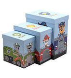 Paw Patrol Vehicle Storage Box Set of 3