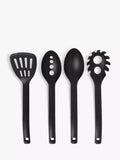 Ustensiles de cuisine en nylon John Lewis ANYDAY, lot de 4, noirs