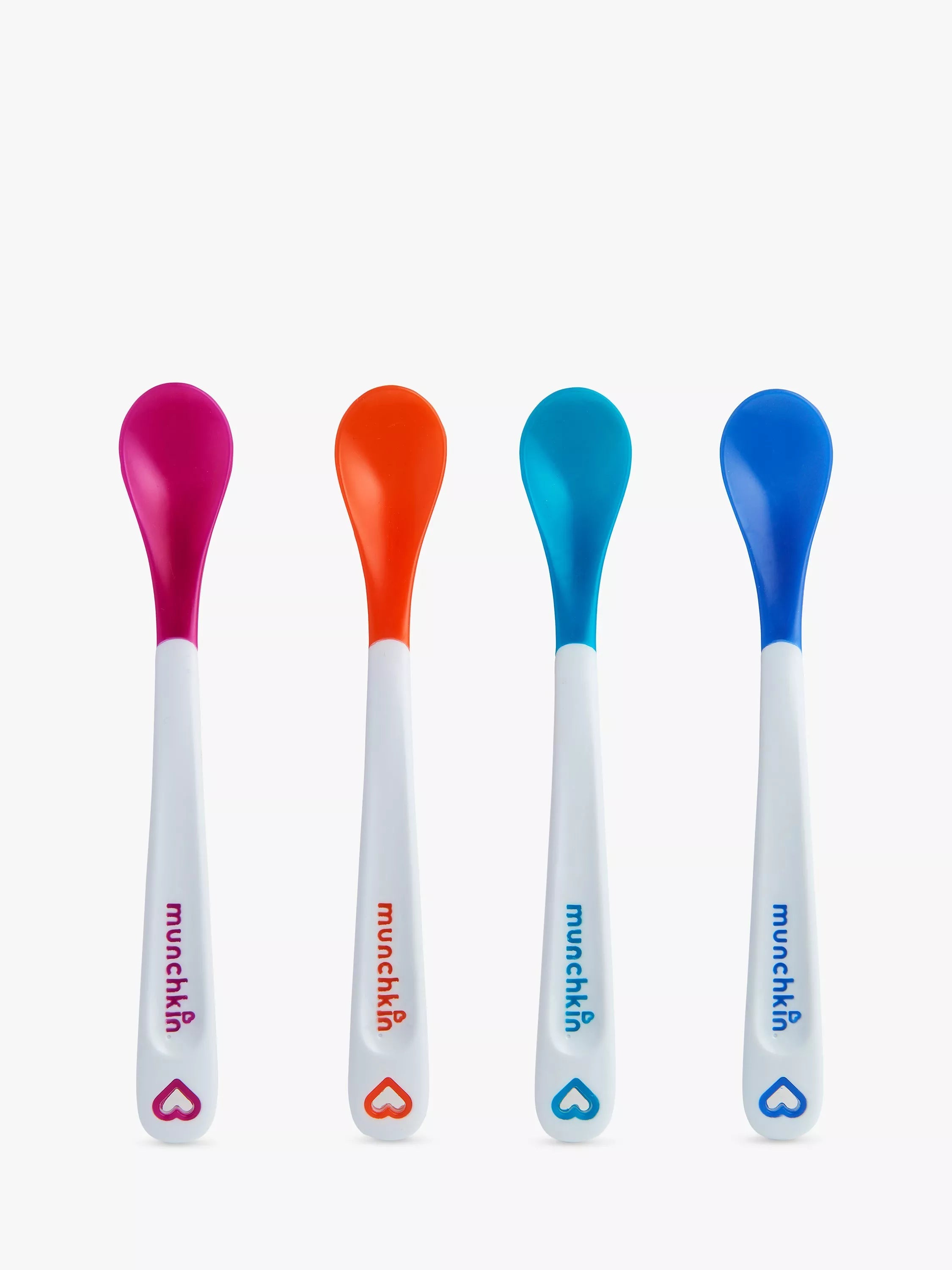 Munchkin White Hot Spoons, Set of 4, Multi - McGrocer