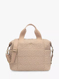 Sac à langer Storksak Seashell en coton biologique, sable/crème