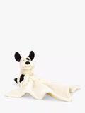 Peluche Jellycat Bashful Puppy Soother, Noir/Crème