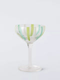 Verre à cocktail John Lewis Candy Stripe, 160 ml, vert