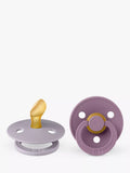 Sucettes anatomiques colorées pour bébé BIBS, lot de 2, taille 1, gris/mauve