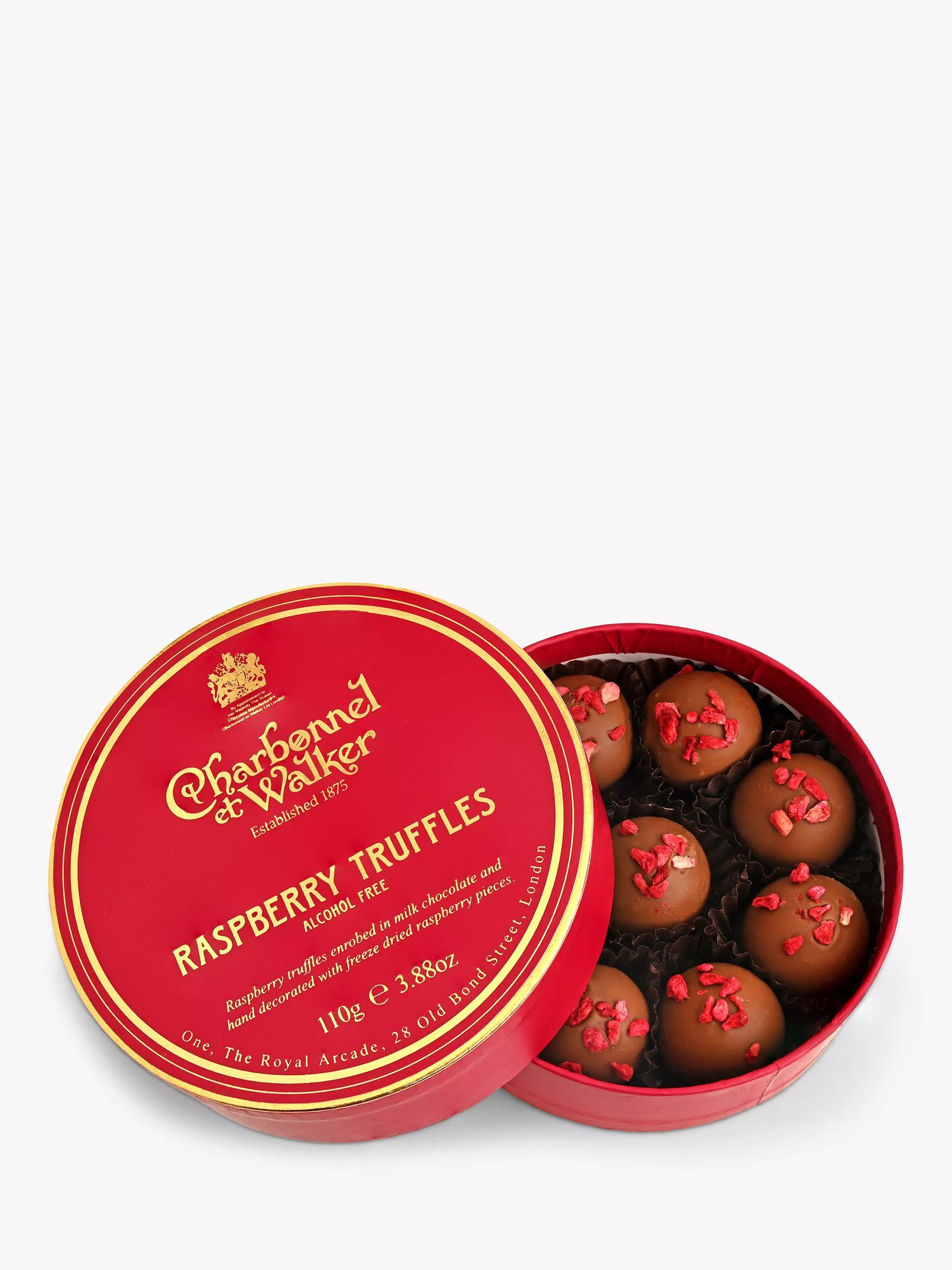 Charbonnel et Walker Raspberry Chocolate Truffles, 110g - McGrocer