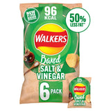 Walkers Baked Salt & Vinegar Multipack Crisps Snacks 6x22g GOODS Sainsburys