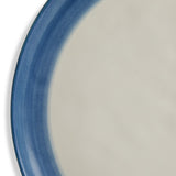 Habitat Artisan Stripe Stoneware Dinner Plate - Blue