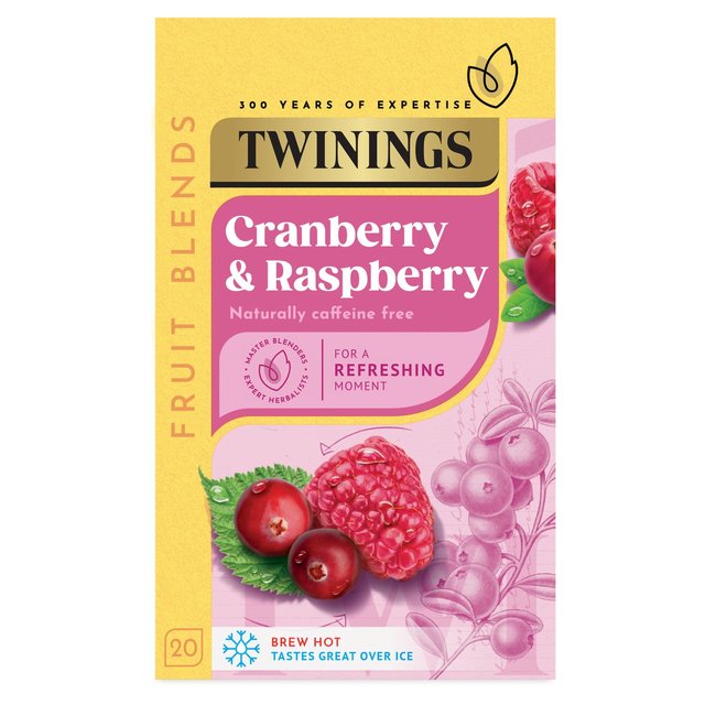 Twinings Cranberry & Raspberry Tea 20 per pack GOODS M&S