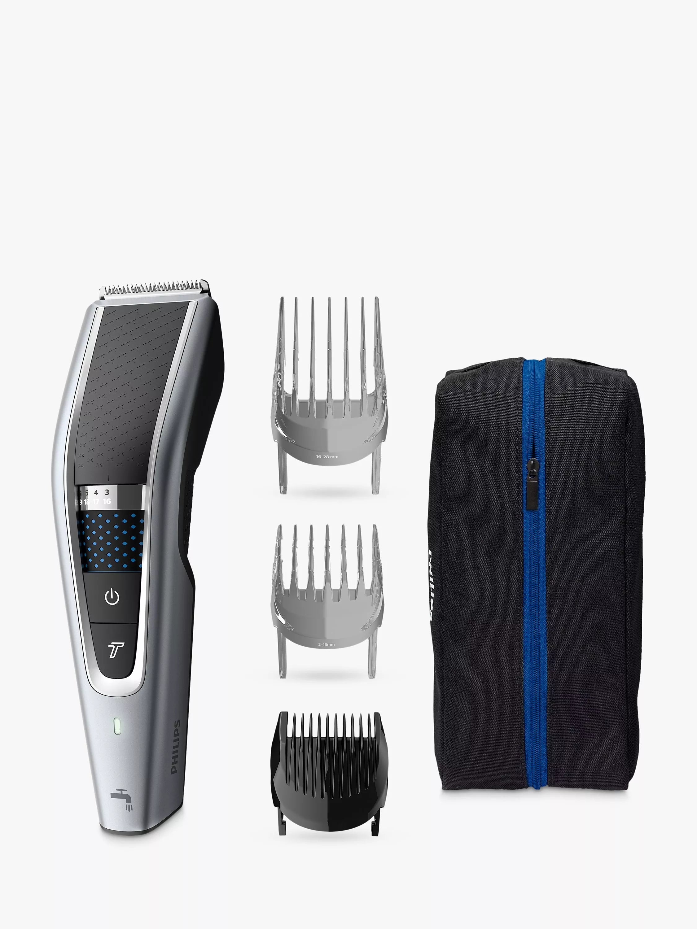 Philips HC5630/13 Series 5000 Cordless Hair Clipper with Turbo Mode, Silver - McGrocer
