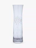 Vase en verre Dartington Crystal Bloom lavande, H32cm, transparent
