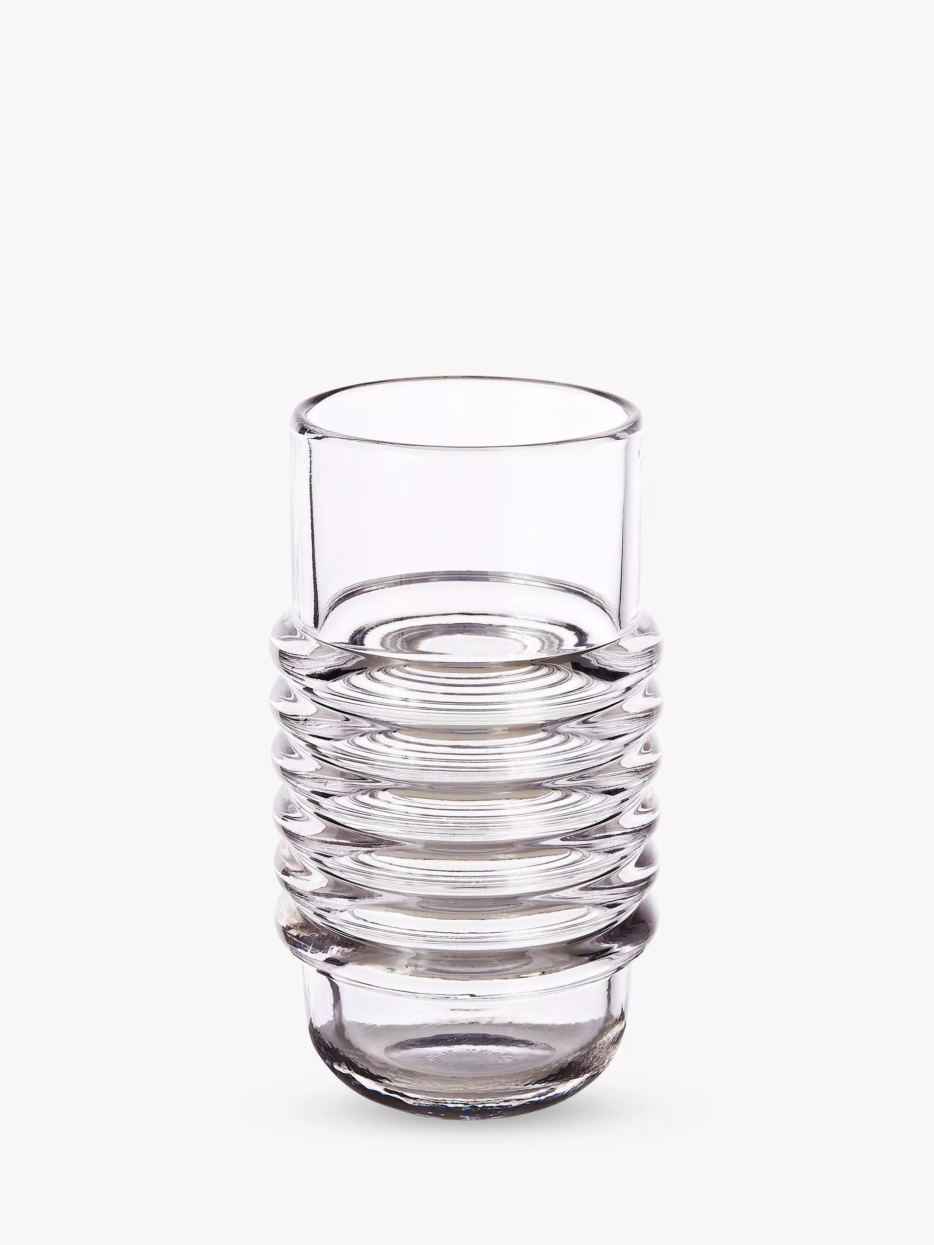 Tom Dixon Press Vase, H30cm, Clear - McGrocer