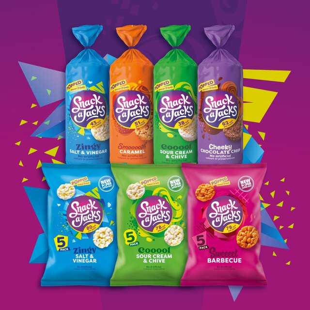 Snack a Jacks Sour Cream & Chive Sharing Rice Cakes 117g - McGrocer