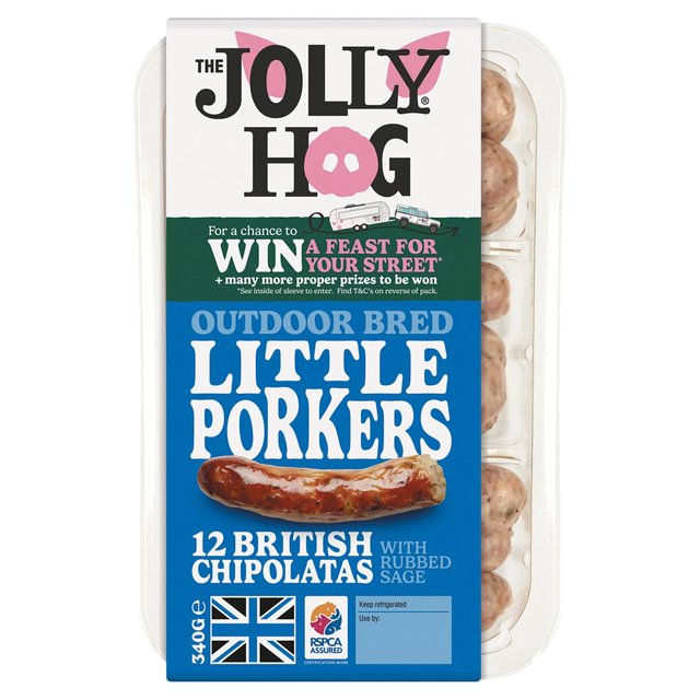 The Jolly Hog Little Porker Chipolata Sausages 340g GOODS M&S