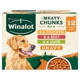 Winalot Meaty Chunks Mixed in Gravy Wet Dog Food 12 x 100g GOODS M&S
