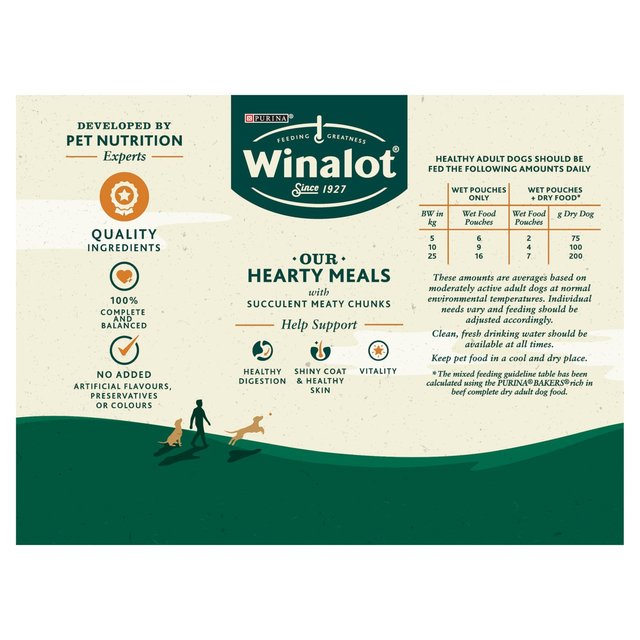 Winalot Meaty Chunks Mixed in Gravy Wet Dog Food 12 x 100g GOODS M&S