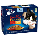 Felix Doubly Delicious 7+ Meaty Selection in Jelly Wet Cat Food 12 x 85g - McGrocer