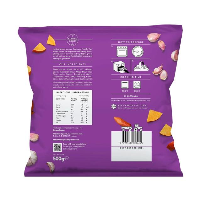 Strong Roots Garlic Roasted Sweet Potato 500g GOODS M&S