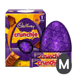 Œuf de Pâques Cadbury Crunchie en chocolat, grand format, 190 g