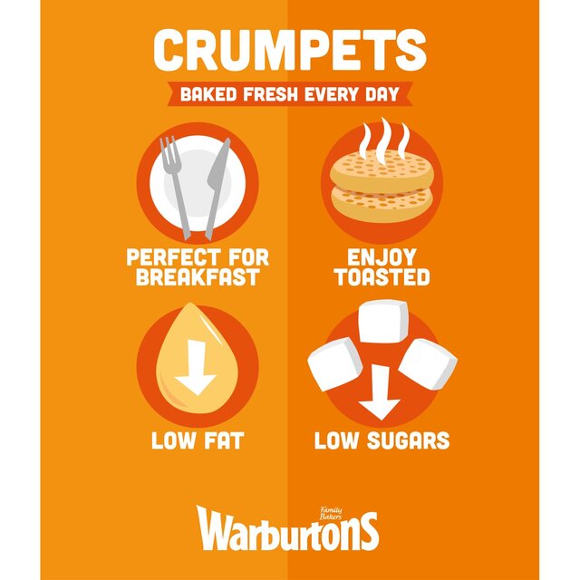 Warburtons Crumpets 9 per pack - McGrocer