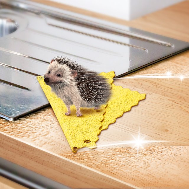 Spontex Magic Effect Microfibre Cloths 3 per pack GOODS M&S