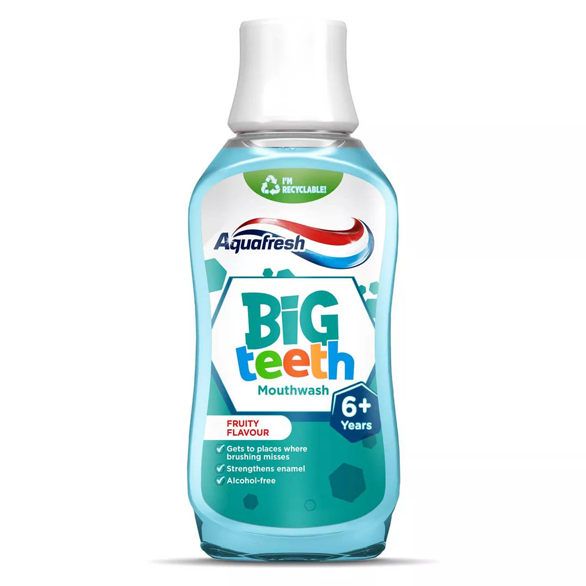 Aquafresh Kids Big Teeth Mouthwash Fruity Flavour 6-8 Years 300ml - McGrocer