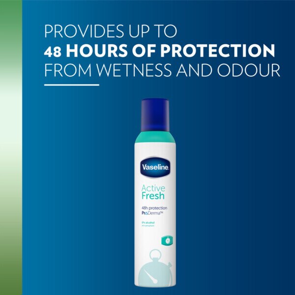 Vaseline active fresh Aerosol Anti-Perspirant Deodorant 250 GOODS Superdrug