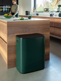 Brabantia Pine Green Bo Touch Double 30L Bin