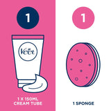 Veet In Shower Hair Removal Cream Legs Body Sensitive 150ml GOODS M&S