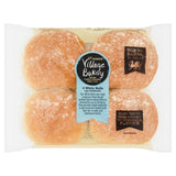 Village Bakery White Rolls 4 per pack GOODS M&S