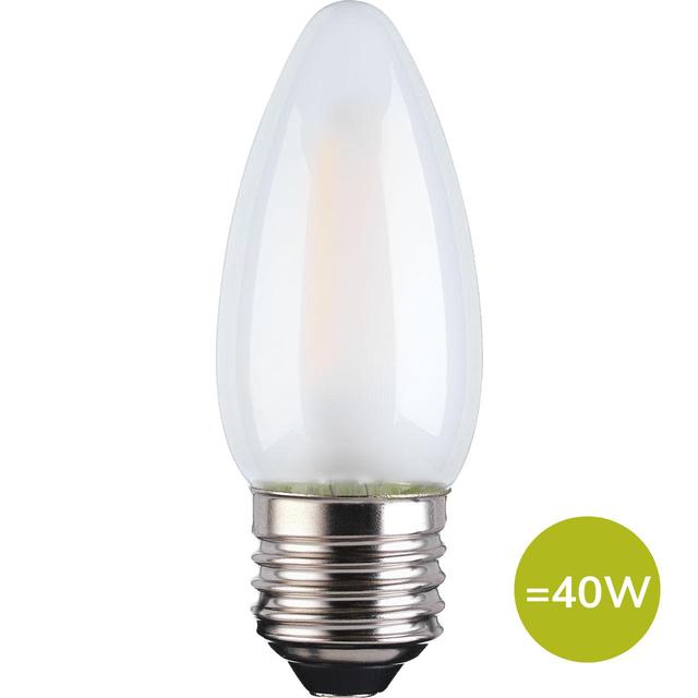 TCP Candle LED Coated Screw 40W Light Bulb GOODS M&S