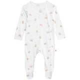 MS Pure Cotton Bunny Sleepsuits Newborn Light Pink