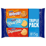 McVities Biscuits - Hobnobs Rich Tea Digestives Triple Pack