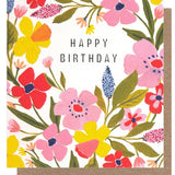 Caroline Gardner Floral Frame Birthday Card