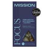 MISSION Focus Yerba Mate Tea Bags with Peppermint Liquorice