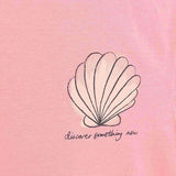 MS Girls Pure Cotton Shell Slogan T-Shirt 3-4 Years Pink