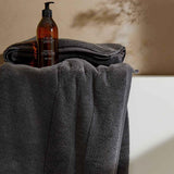 MS Collection Ultimate Turkish Cotton Bath Towel Charcoal