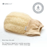Hydrea London Organic Egyptian Loofah Dual Sided Glove