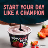 Alpro Plant High Protein Red Berries Yoghurt Alternative