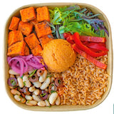 Pollen Grace Superfood Red Pepper Houmous Rice Salad Bowl