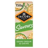 Jacobs Savours Thins Sour Cream Chive Crackers