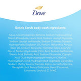 Dove Gentle Scrub Advanced Care Body Wash Shower Gel Exfoliating Minerals